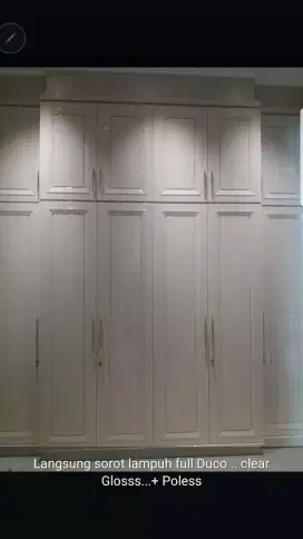 Wardrobe finishing duco