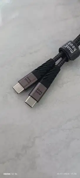 Kabel Data Fast Charging Cable Usb C to Usb C PD 65watt