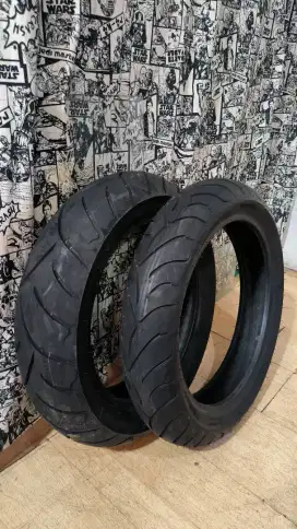 Ban luar depan belakang 
Ring 14 dan ring 15 DUNLOP scoot smart