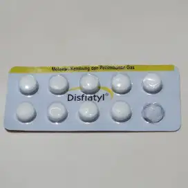 Disflatyl 40mg 1 strip isi 9 tablet/simethicone/kembung/gastritis