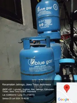 Jual borongan 3 Tabung Blue Gaz