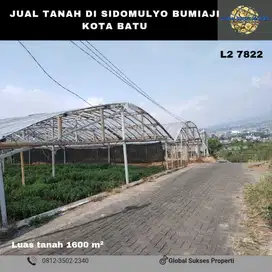 Tanah Perkebunan Luas Akses Mobil Lokasi di Sidomulyo Batu