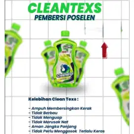 Cleantexs Pembersih Kerak Lantai Kamar Mandi Anti Kuman Membandel 1L