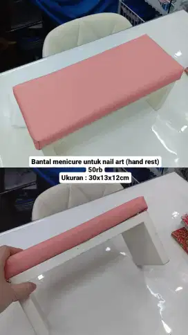 Tempat hand rest untuk manicure