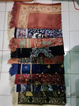 Sejadah Bludru Tebal Import
