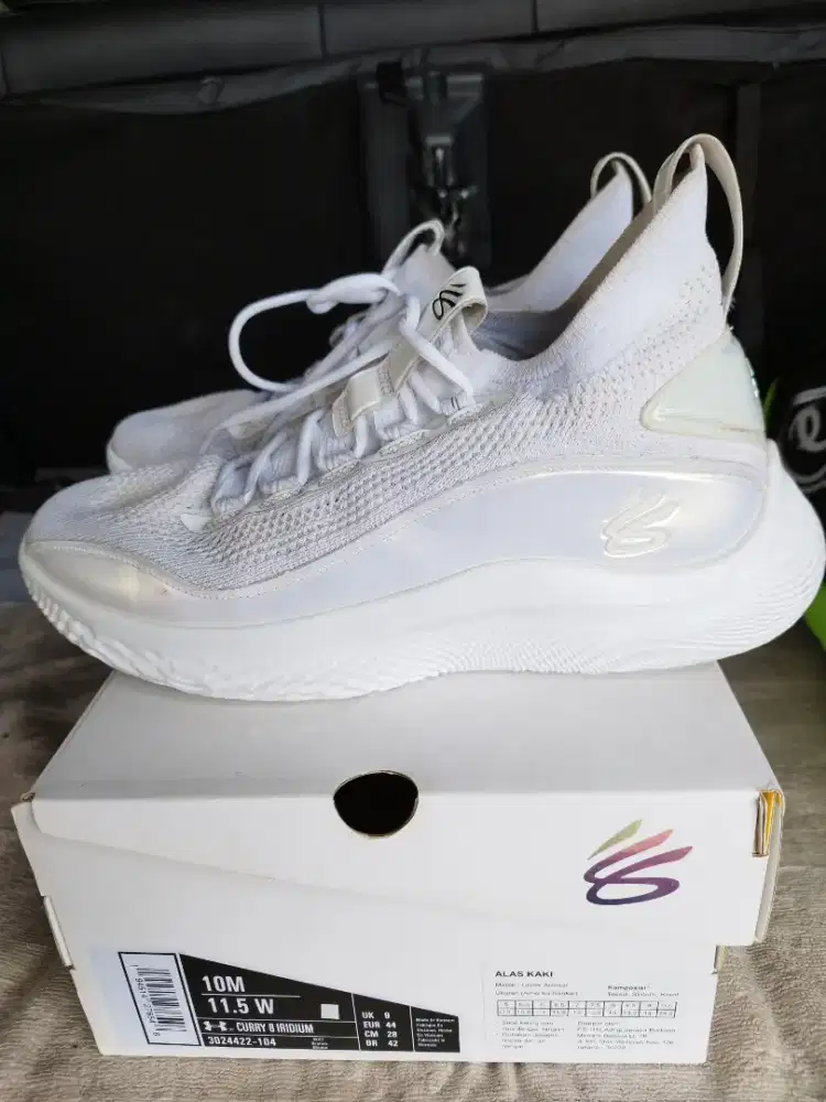 Sepatu basket curry 8 Iridium Ori