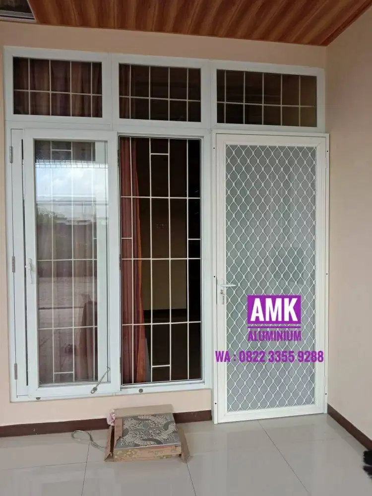 Pintu kasa, Pintu aluminium, Pintu expanda, kusen