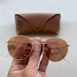 kacamata Ray-Ban RB 3347 round metal 112/72 50