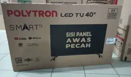 CASH / KREDIT - LED tv polytron 40 inc SMART tv