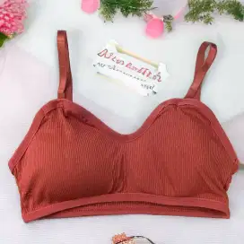 Bra Wanita Tanpa Kawat Elastis Busa All Size