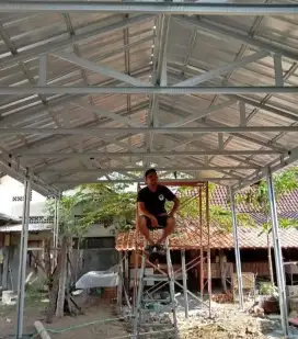 BAJA RINGAN RUMAH BISA/GUDANG BISA/GREENHOUSE BISA