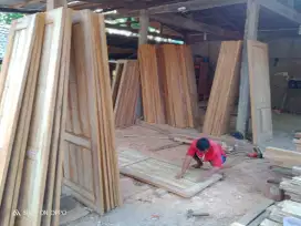 Pintu dan kusen jati komplit
