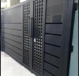 Pagar minimalis plat