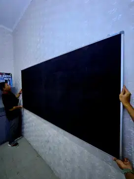 Softboard / Papan Mading bludru Hitam Uk 226x116 cm