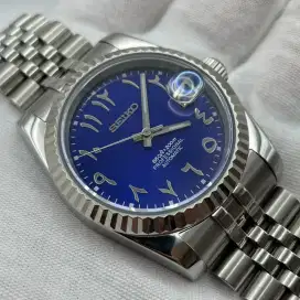 Seiko mod datejust arabic dial