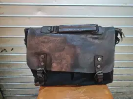 Jual Tas leather canvas Zapatos