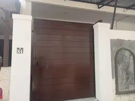pagar minimalis model baru motif warna colat