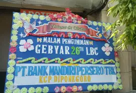 bunga papan/karangan bunga
