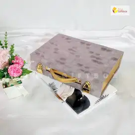 Box Album Foto Bahan Suede Ukuran 33x23x6 | Tas Album Foto Wedding