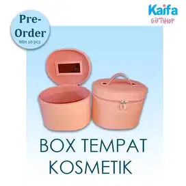 Box Souvenir Tempat Kosmetik Model Bundar Lucu Custom