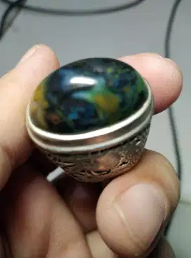 Batu cincin bacan kembang natural