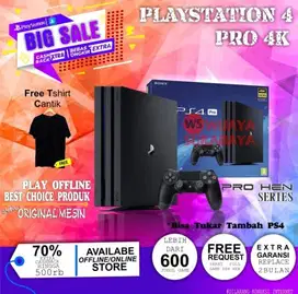 PS4 PRO ORIGINAL - FW 11.00 2TB 2000GB Ready Stok di Wijaya Surabaya