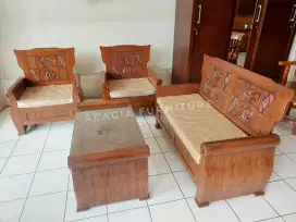 Kursi tamu jati 211 model baru
