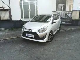 like new - TOYOTA AGYA 1.2 G TRD Sportivo Bensin A/T 2017 SILVER