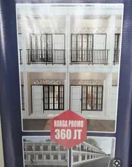 rumah baru 2lantai dengan fasilitas kolam renang lokasi condet jaktim