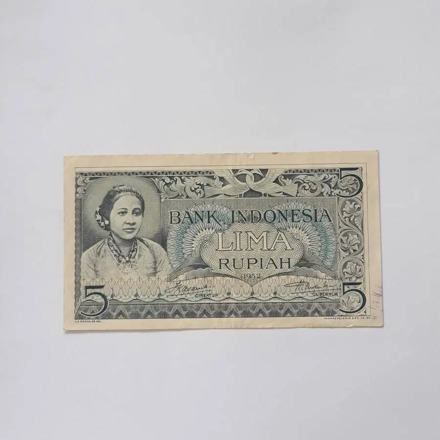 Uang Kuno 5 Rupiah 1952