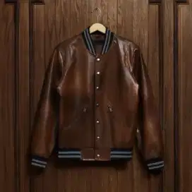 Rucas Tailor Gradient brown leather jaket kulit