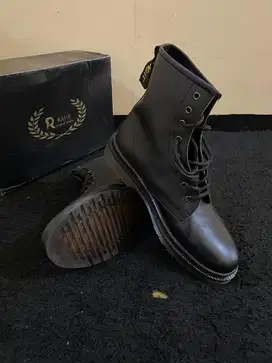 SEPATU BOOTS KULIT ASLI 2X PEMAKAIAN