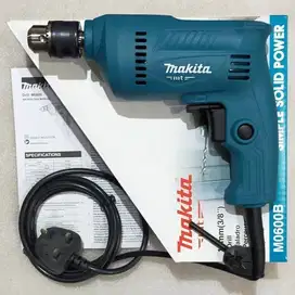 Makita Mesin Bor Tangan Listrik Variable Speed Reversible Drill M0600B