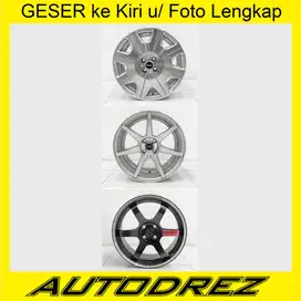 Velg Ring 17 R17 PCD 4x100 Lubang 4 H4 Jazz Yaris Swift Honda Toyota