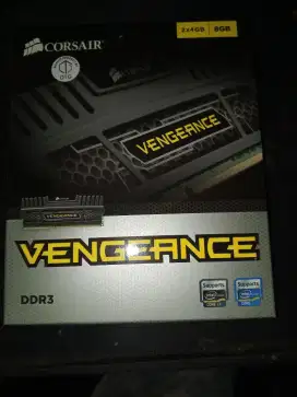 Corsair Vengeance DDR3 8GB KIT BNIB (Beli New in Box) Segel Dosbox