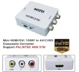 Hdmi to Av rca bisa cod