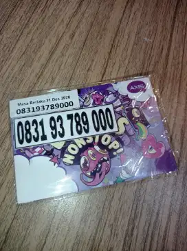 Nomor cantik kartu Axis angka Rapi Ekor 789000