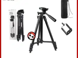 Tripod 3120 Holder Handphone Kaki Stabilizer 1 Meter Hitam