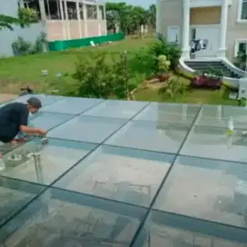 Kanopi kaca mewah murah awet aman