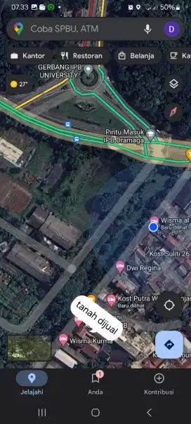 TANAH DIDEPAN IPB DRAMAGA