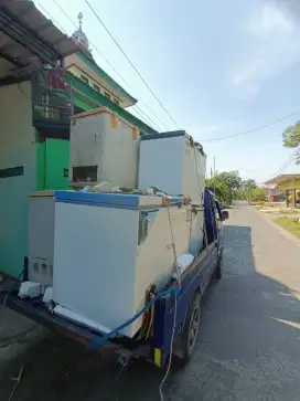 Terima AC kulkas showcase freserbox siap ambil ke lokasi