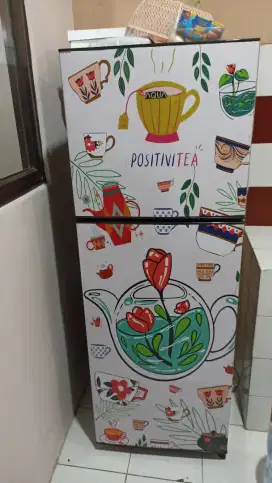 KULKAS AQUA 2 PINTU NEGO HALUS