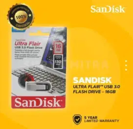 Flashdisk Baru SanDisk Ultra Flair 16GB 3.0 Original