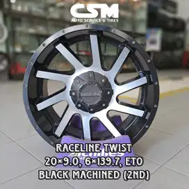 Velg Raceline Twist, R20, BM. For Pajero, Fortuner, MU-X, LC80/300 dll
