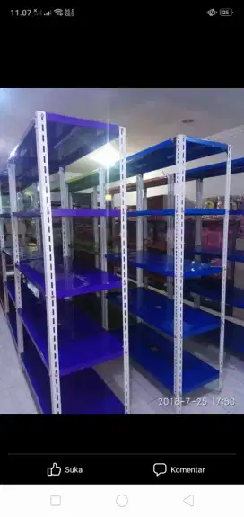 Rak besi siku lobang
