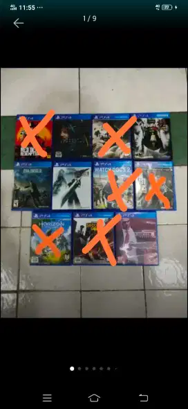 PAKET 9 KASET PS4 ORIGINAL