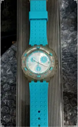 Swatch SUIK406 Lady Turquoise Chronograph