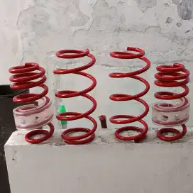 Lowering springs Honda Jazz RS bonus dumper