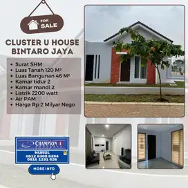 Dijual Rumah Dalam Cluster U House Bintaro Jaya