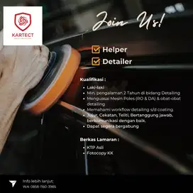 Helper / Detailer / Poles (Salon Mobil)